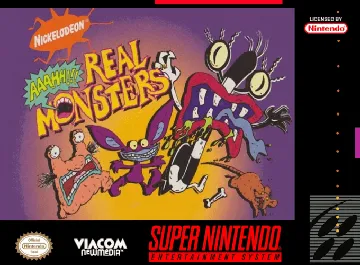 Aaahh!!! Real Monsters (USA) box cover front